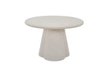 Table Ronde Effet Ciment FARY pour salle à manger - 120 cm