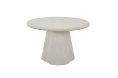Table Ronde Effet Ciment FARY pour salle à manger - 120 cm