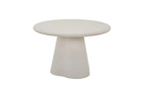 Table Ronde Effet Ciment FARY pour salle à manger - 120 cm