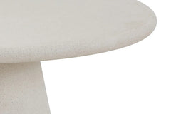 Table Ronde Effet Ciment FARY pour salle à manger - 120 cm