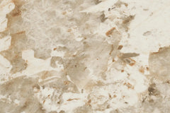 Table à Manger Ovale ATHENS Céramique Blanc Marron -  210 x 100 cm