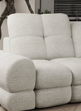 THALES L - Canapé d'angle avec assise électrique et coffre de rangement – 302 x 220 cm
