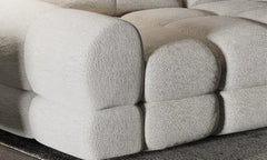THALES S – Canapé d'angle avec assise électrique et coffre de rangement – 283 x 172 cm