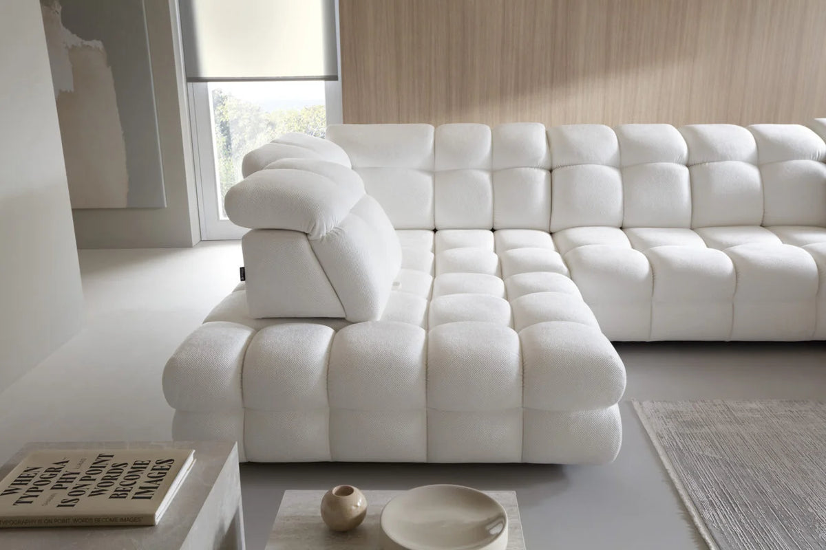 THALES XL – Assise électrique coulissante et coffre de rangement – 400 x 220cm
