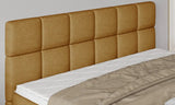 ADEL – Lit avec tête de lit et matelas Bonell