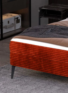 AURORA – Lit Coffre Box Spring avec Matelas Bonell