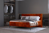 AURORA – Lit Coffre Box Spring avec Matelas Bonell