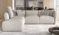 CANDELO L - Canape d'Angle - Mousse HR - 280x218xm
