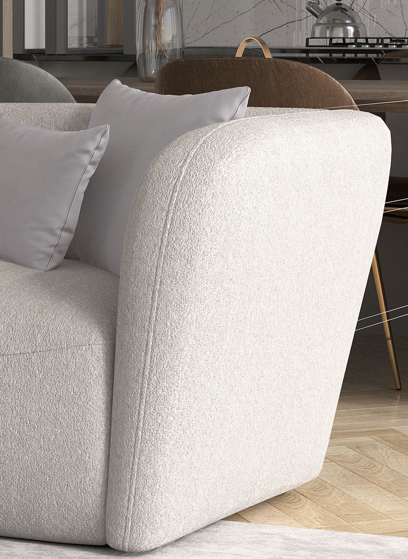 CANDELO L - Canape d'Angle - Mousse HR - 280x218xm