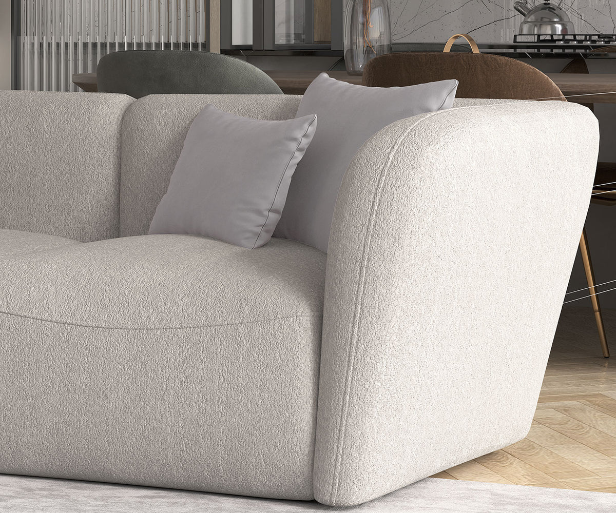 CANDELO L - Canape d'Angle - Mousse HR - 280x218xm