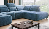 COLTON XL – Canapé panoramique convertible avec assise électrique – 376 x 227 x 182cm