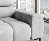 PLAZA L – Canapé d'angle avec assise électrique – 300 x 105cm