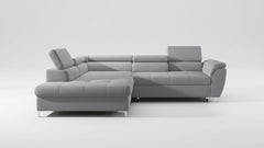 TEMPO – Canapé d'angle convertible avec coffre de rangement