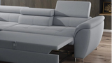 TEMPO – Canapé d'angle convertible avec coffre de rangement