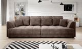 TIBERIS – Canapé droit convertible avec assise électrique – 302 x 136 cm