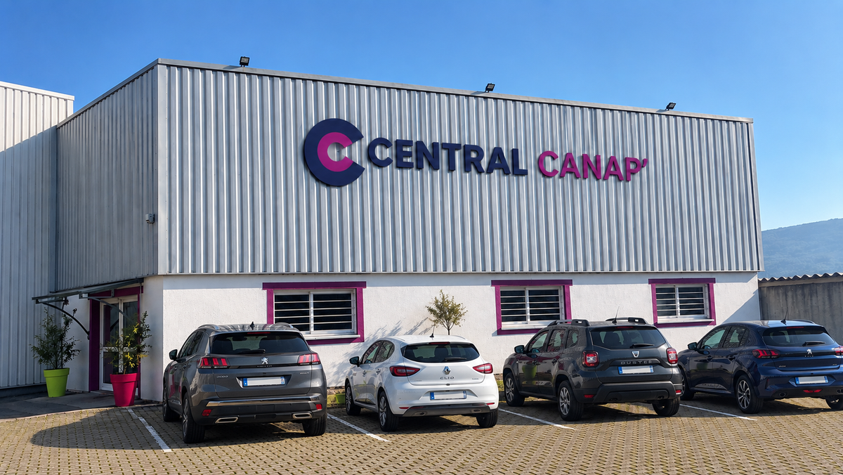Façade du showroom CENTRAL CANAP’