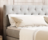 GODIN – Lit Coffre Box Spring avec Matelas Bonnell