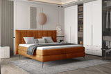 LUCY – Lit Coffre Box Spring avec Matelas Bonnell