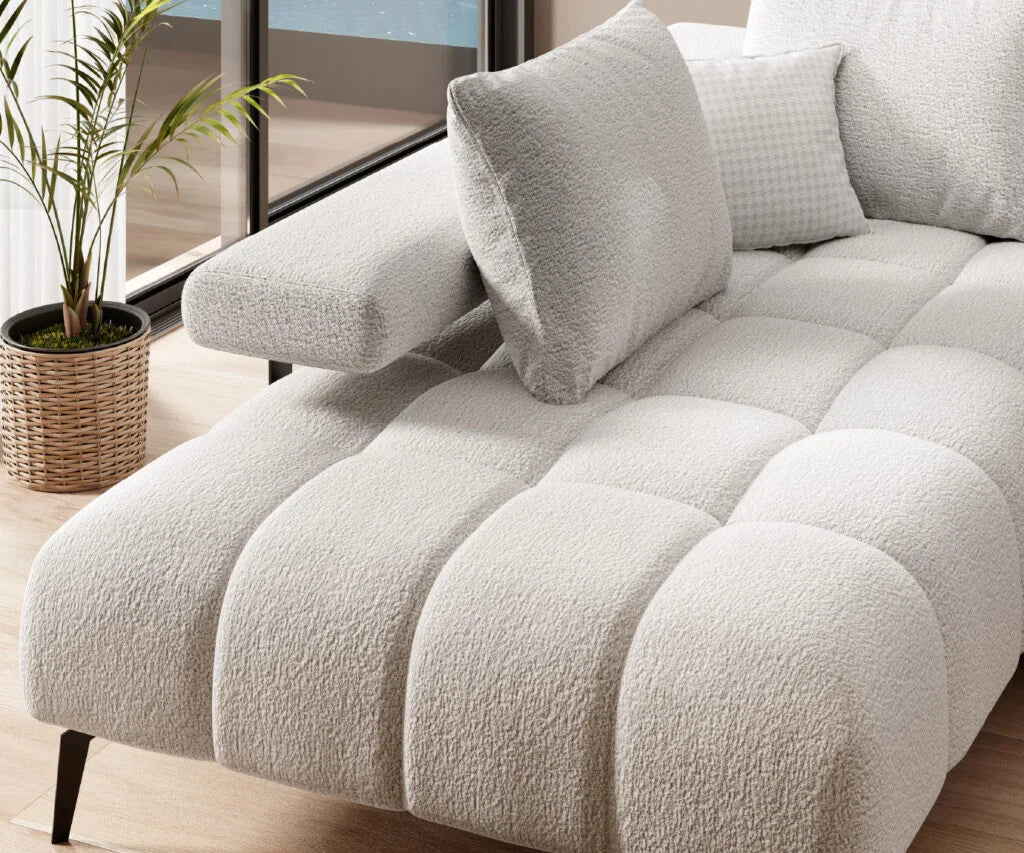 MAGNÉTIQUE L – Canapé d'angle avec assise électrique – 258 x 210cm