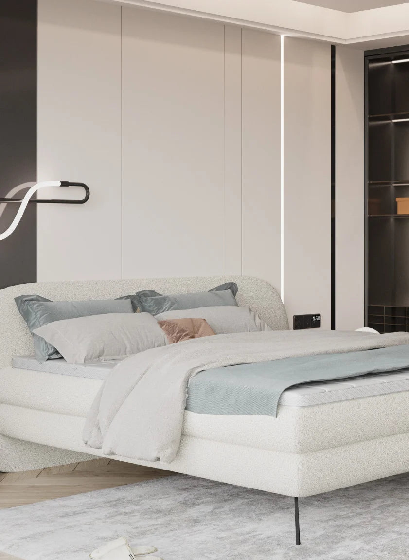OVO – Lit boxspring avec tête de lit