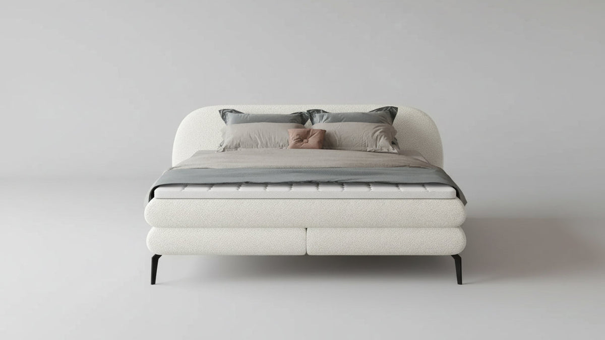 OVO – Lit boxspring avec tête de lit