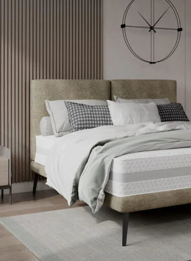 SELENE – Lit avec Tête de lit et Sommier Sans Matelas