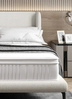 TESSINA – Lit avec Tête de lit et Sommier Sans Matelas
