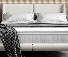 TESSINA – Lit avec Tête de lit et Sommier Sans Matelas