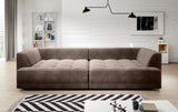TIBERIS – Canapé droit convertible avec assise électrique – 302 x 136 cm
