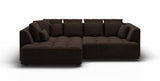 TIBERIS L – Canapé d'angle avec assise électrique – 286 x 207cm