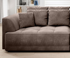 TIBERIS – Canapé droit convertible avec assise électrique – 302 x 136 cm