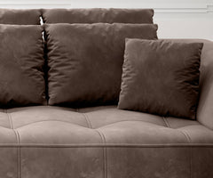 TIBERIS – Canapé droit convertible avec assise électrique – 302 x 136 cm