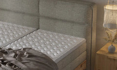 VALSEN – Lit Électrique en Bois Chêne Massif avec Matelas Bonell